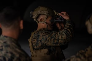 Elbit America Squad Binocular Night Vision Goggle systems (SBNVGs) provide Marines precision, accuracy, and confidence