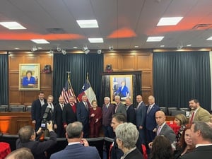 U.S. Congresswoman Kay Granger was celebrated at a Nov. 18, 2024 portrait unveiling in Washington, D.C. 