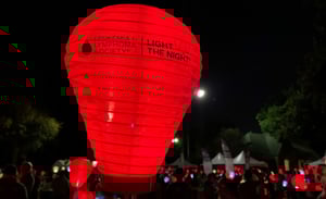 Elbit America employees take part in Light The Night in Tarrant County in 2022