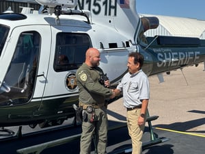 Elbit America PVS-7 night vision device donated to Pinal County Sheriff's Office in late 2025
